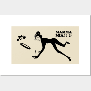 Mamma mia “Spill coffee” Posters and Art